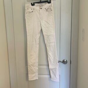 Rag and Bone white skinny jeans size 27